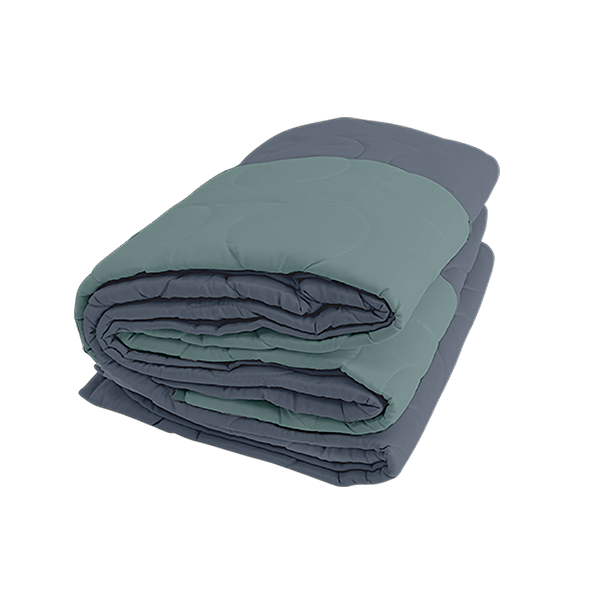 COBERTOR ACOLCHADA/O DREAMING GRIS VERDE - 2.5 PLZ